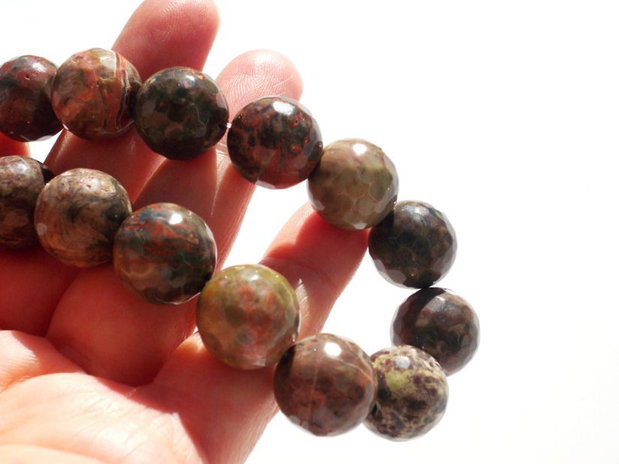 Agate fatetate 14 mm