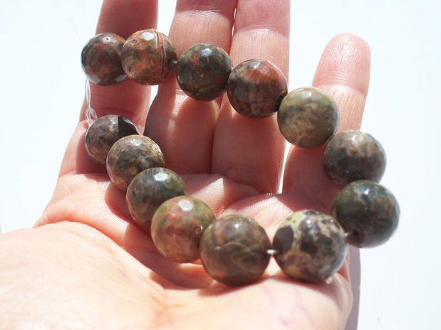 Agate fatetate 14 mm