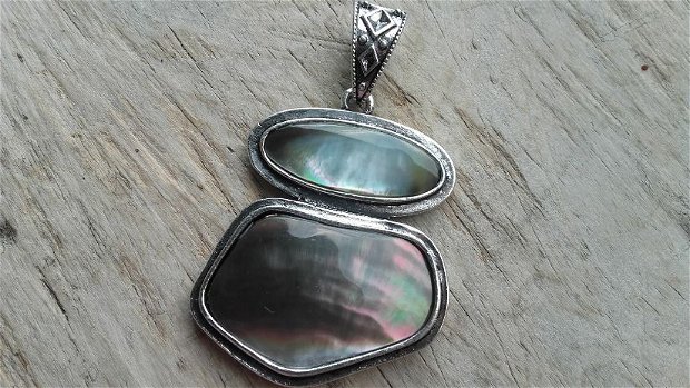 Pandantiv abalone, 70x45 mm
