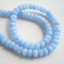 Jad bleu rondele fatetate aprox 8x5 mm