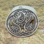 Pandantiv rotund stilizat, supradimensionat 65x60mm   SALAK 573