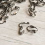 Baza cercei tip clips - gun black