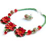 Set cu Floarea Craciunului si lampwork