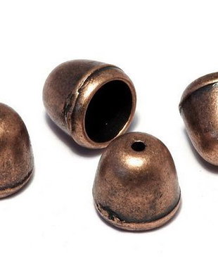 Capacel metalic, cupru, 9x8.5 mm