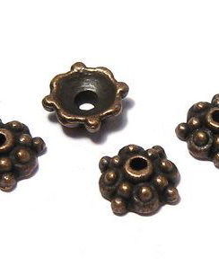 Capacel metalic, cupru, 8x3 mm