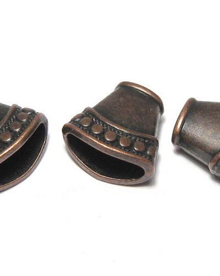 Capacel metalic, cupru, 16x16x8 mm
