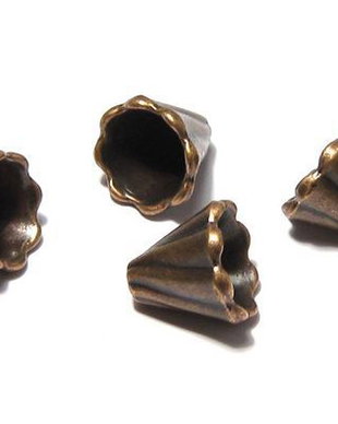 Capacel metalic, cupru, 13x12 mm
