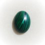 Cabochon 1 malachit de sinteza aprox 25x18x6.5 mm