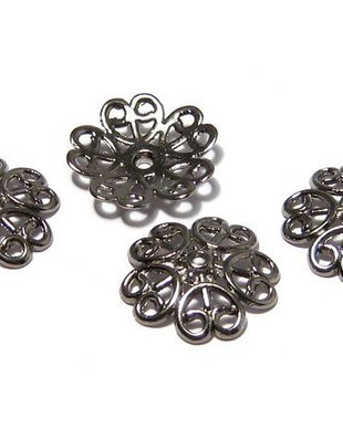 Capacel metalic, gunmetal, 18x4 mm