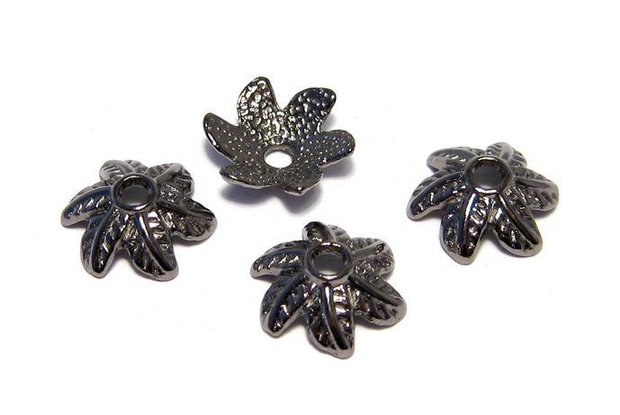 Capacel metalic, gunmetal, 11x5 mm