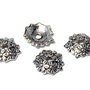 Capacel metalic, argintiu antichizat, 11x3.5 mm