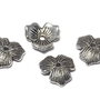 Capacel metalic, argintiu antichizat, 11x2.5 mm