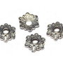 Capacel metalic, argintiu antichizat, 8x2.2 mm