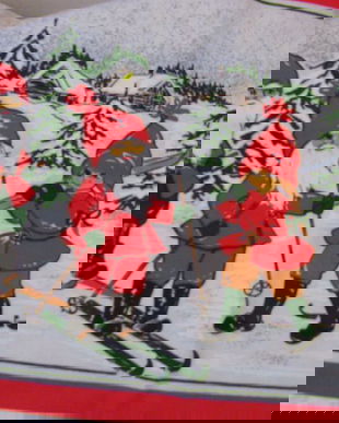 Set 4 placemat Craciun