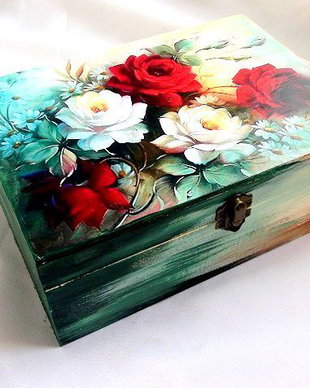 Cutie lemn decorata 33245