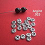 Disc zimtat din argint .925 partial antichizat aprox 5x1 mm