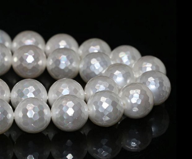 Perle naturale fatetate 12 mm