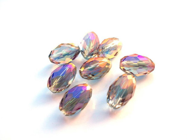 Margele fatetate cristal glass