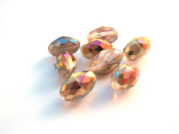 Margele fatetate cristal glass