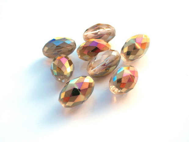 Margele fatetate cristal glass