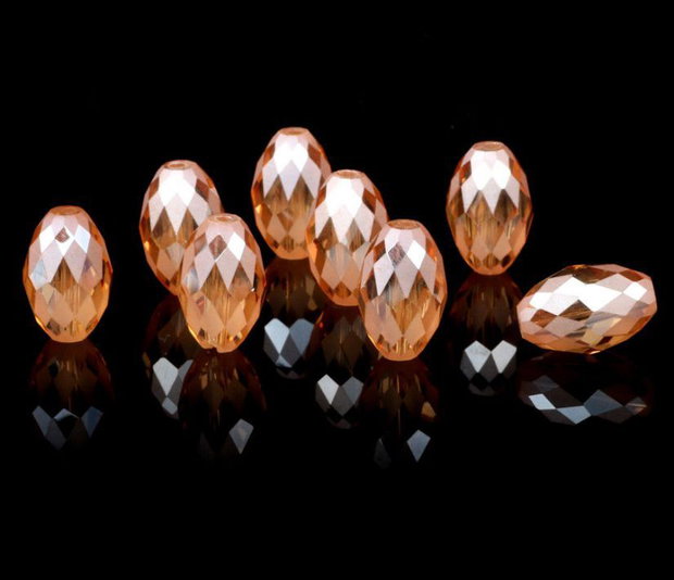 Margele fatetate cristal glass