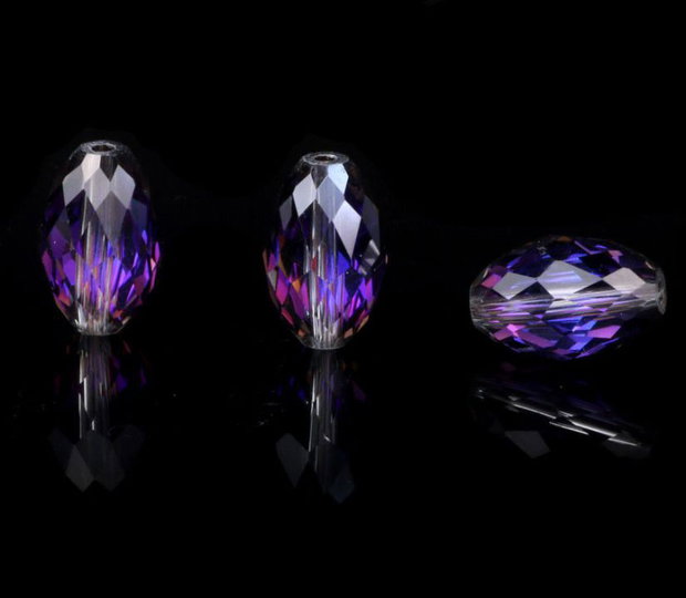 Margele fatetate cristal glass