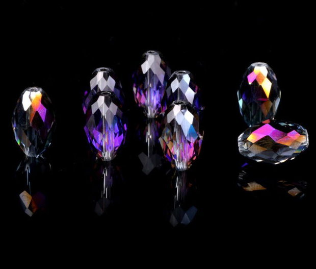 Margele fatetate cristal glass