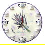 Ceas decorativ de perete  - lavanda - 115801