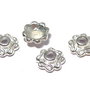 Capacel metalic, argintiu, 7x2.5 mm