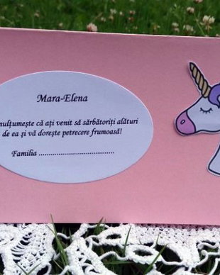 Plic de bani unicorn