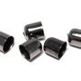 Capacel metalic, gunmetal, 6x7 mm