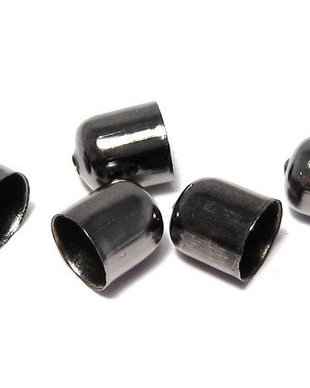 Capacel metalic, gunmetal, 6x7 mm