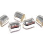 Capacel metalic, argintiu, 6.5x5 mm