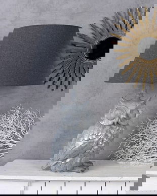 Lampa de masa cu o bufnita