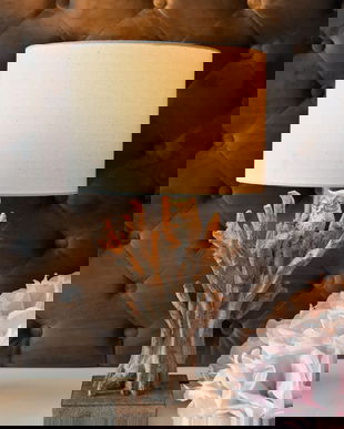 Lampa de masa cu o bufnita