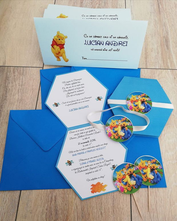 Invitatie Winnie the Pooh