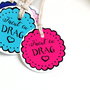 Etichete - Facut cu DRAG - tag - 32 buc