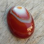 Cabochon agata, 39x29 mm