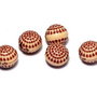 Margele din acril, antic style, 8 mm