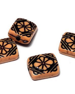 Margele din acril, antic style, 12x10 mm
