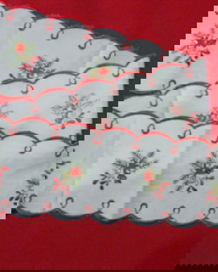 Banda cu broderie Craciun.