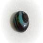 Cabochon agata in nuante maron si vernil aprox 24x18x7.5 mm
