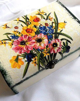 Cutie lemn decorata 33286