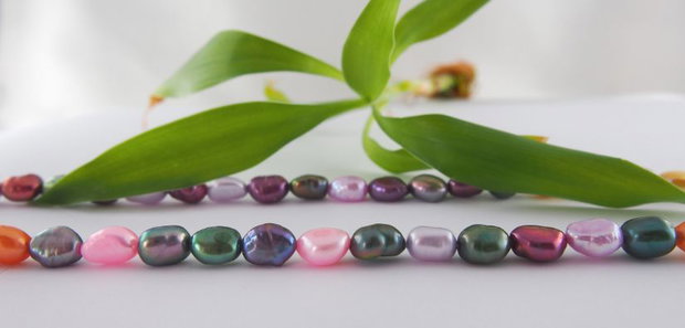 Perle cultura 6-7x8-10mm, cod ID56 (1sirag)