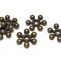 Distantier metalic, bronz, 7x2 mm
