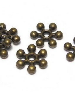 Distantier metalic, bronz, 7x2 mm
