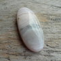 Cabochon agata sardonix, 35x18 mm