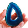 Pandant  Agat masiv -  sea blue