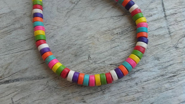 Sirag howlit colorat, 40 cm