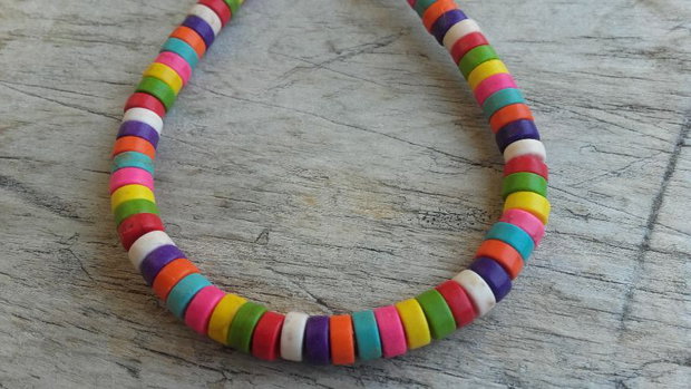 Sirag howlit colorat, 40 cm
